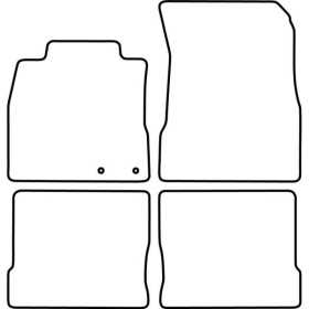 Tapis de voiture adaptés pour Nissan Note II 2014 | AutoStyle | Tap...