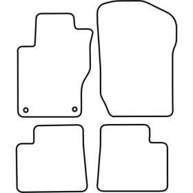 Tapis de voiture adaptés pour Mercedes ML W164 20052012 | AutoStyle...