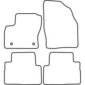 Tapis de voiture adaptés pour Ford Kuga 2012 | AutoStyle | Tapis de...