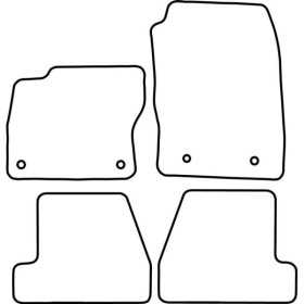 Tapis de voiture adaptés pour Ford Focus III Facelift 20152018 | Au...