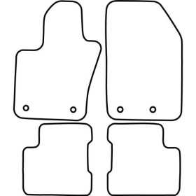 Tapis de voiture adaptés pour Fiat 500X 2015 | AutoStyle | Tapis de...