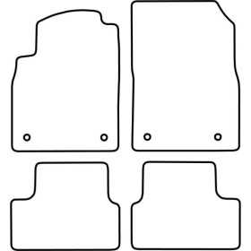Tapis de voiture adaptés pour Chevrolet Cruze 2009 | AutoStyle | Ta...