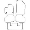 Tapis de voiture adaptés pour Dacia Lodgy 2012 7Persons | AutoStyle...