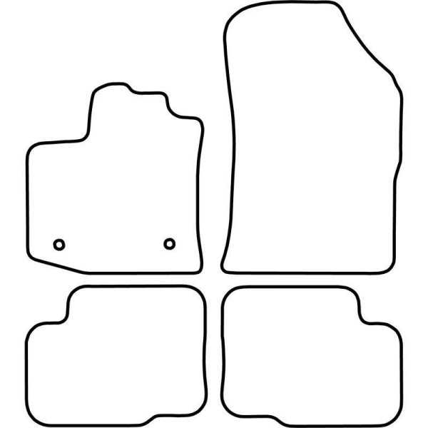 Tapis de voiture adaptés pour Dacia Lodgy 2012 5Persons | AutoStyle...