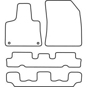 Tapis de voiture adaptés pour Citroën C4 Picasso 2013 C4 Spacetoure...