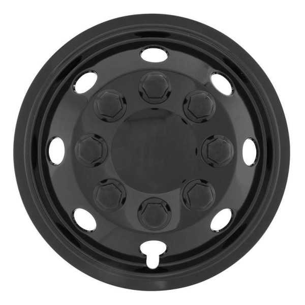 Jeu denjoliveurs de roue 4 pièces Utah 16 pouces noir brillant extra convexe