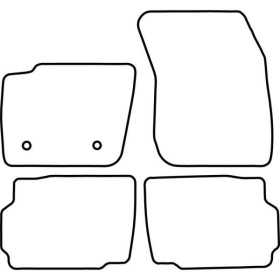 Tapis de voiture adaptés pour Ford Mondeo V 2015 | AutoStyle | Tapi...