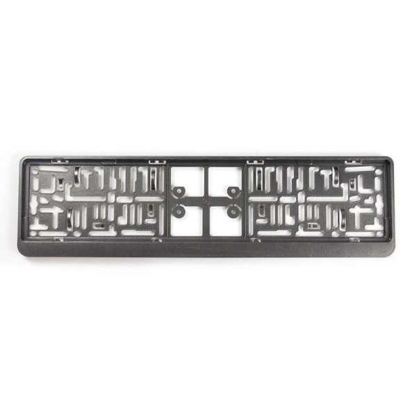 Support de plaque dimmatriculation en plastique Click 52x11cm Gunmetal