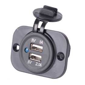 Adaptateur USB intégré 2xUSB 5V21A1AEntrée 12V24V
