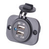 Adaptateur USB intégré 2xUSB 5V21A1AEntrée 12V24V