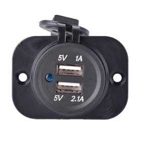 Adaptateur USB intégré 2xUSB 5V21A1AEntrée 12V24V | AutoStyle | Pri...