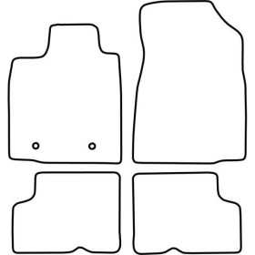 Tapis de voiture adaptés pour Dacia Sandero 20082012 | AutoStyle | ...
