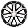 Jeu denjoliveurs de roue 4 pièces Mega 16 pouces argentnoir