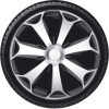 Jeu denjoliveurs de roue 4 pièces Mega 16 pouces argentnoir | AutoS...