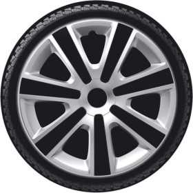 Jeu denjoliveurs 4 pièces VR 15 pouces argentnoir | AutoStyle | Enj...