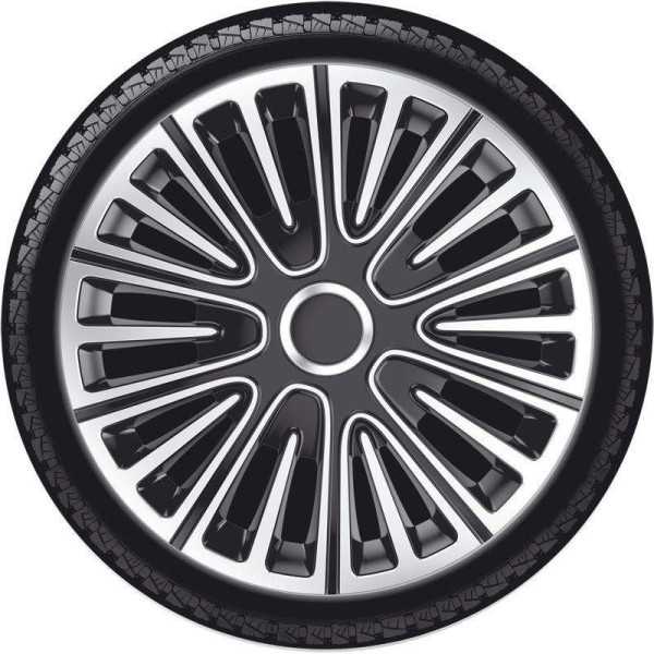 Ensemble denjoliveurs de roue 4 pièces Motion 14 pouces argentnoir ...