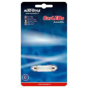 Lampe Festoon 3D SuperLED 12V1W Blanc 10x42mm par pièce 8000K | Aut...