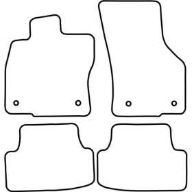 Tapis de voiture adaptés pour Volkswagen Golf VII Sportsvan 2014 | ...