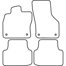 Tapis de voiture adaptés pour Skoda Octavia III 20132017 20172020 |...