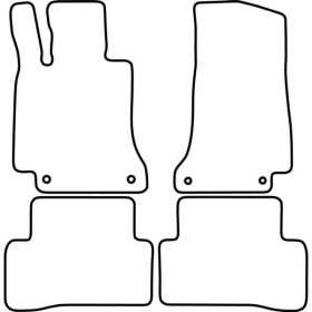 Tapis de voiture adaptés pour Mercedes Classe C W205 2014 | AutoSty...