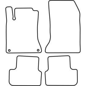 Tapis de voiture adaptés pour Mercedes CLA W117 2013 | AutoStyle | ...