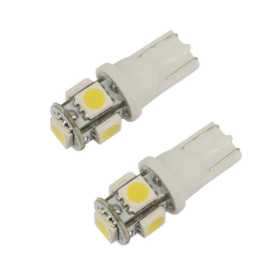 Ampoules LED 5Q T10 12V XenonOptique Jaune lot de 2 pièces 50503 puces