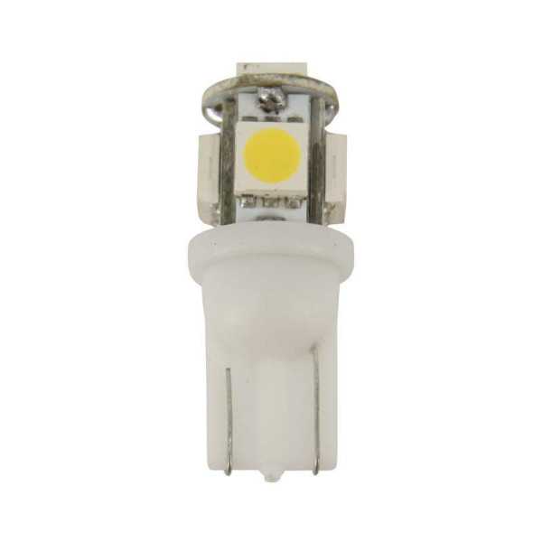 Ampoules LED 5Q T10 12V XenonOptique Jaune lot de 2 pièces 50503 pu...