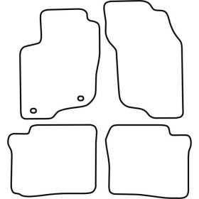 Tapis de voiture adaptés pour Mitsubishi Spacestar 19982005 | AutoS...