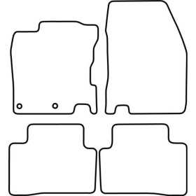 Tapis de voiture adaptés pour Nissan Qashqai II 20142020 | AutoStyl...