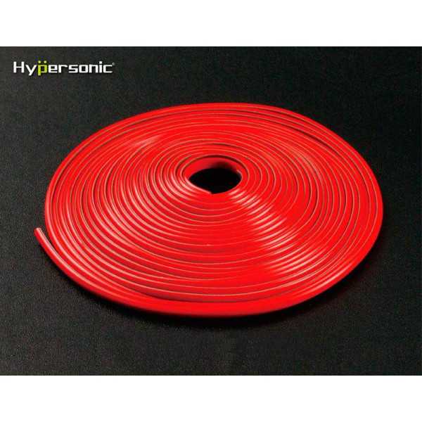 Bande rouge souple classique 03x500cm avec ruban 3M