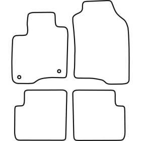 Tapis de voiture adaptés pour Fiat Panda 20122015 | AutoStyle | Tap...
