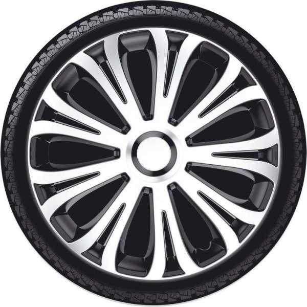 Jeu denjoliveurs 4 pièces Avera 15 pouces argentnoir | AutoStyle | ...