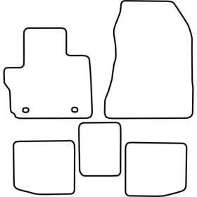 Tapis de voiture adaptés pour Toyota iQ 2009 | AutoStyle | Tapis de...