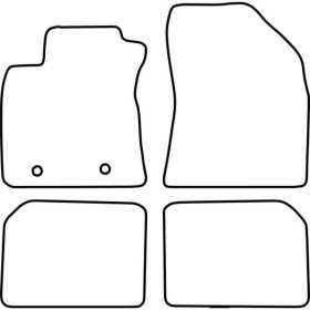 Tapis de voiture adaptés pour Toyota Avensis 2011 | AutoStyle | Tap...