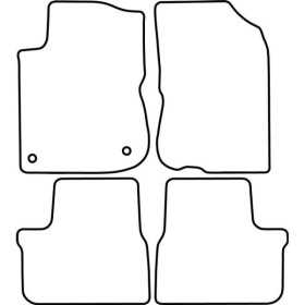 Tapis de voiture adaptés pour Peugeot 2008 20132019 | AutoStyle | T...