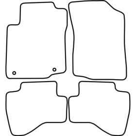 Tapis de voiture adaptés pour Toyota Aygo 20102014 | AutoStyle | Ta...