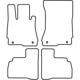 Tapis de voiture adaptés pour Mercedes Classe S W221 20092013 | Aut...