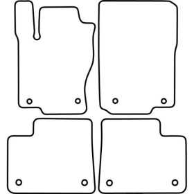 Tapis de voiture adaptés pour Mercedes ML W166 2012 | AutoStyle | T...