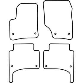Tapis de voiture adaptés pour Volkswagen Touareg 20102018 | AutoSty...