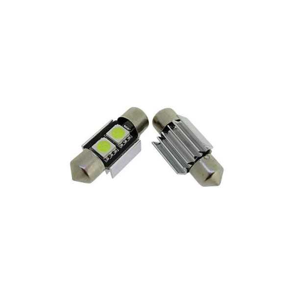 BudgetLED Canbus Festoon 32mm Blanc 2x5050SMD 2 pièces