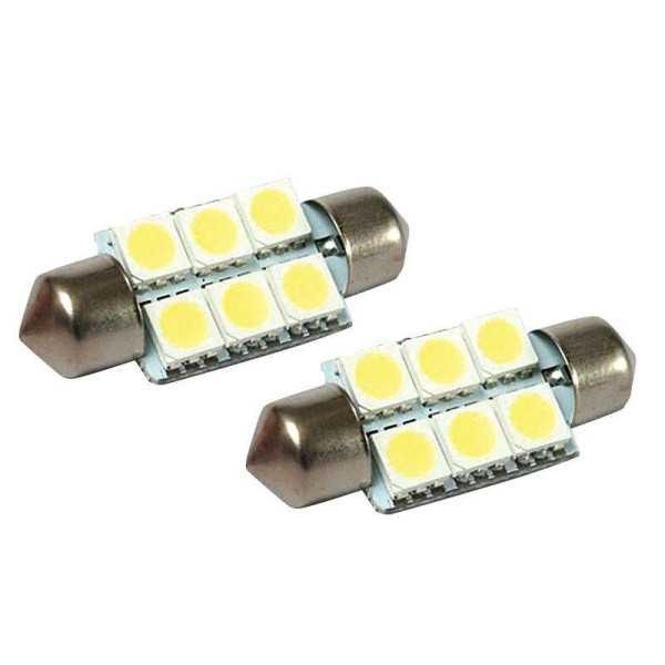 BudgetLED Guirlande 36mm Blanc 6x5050SMD 2 pièces