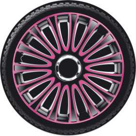 Jeu denjoliveurs 4 pièces LeMans 14 pouces noirrose | AutoStyle | E...