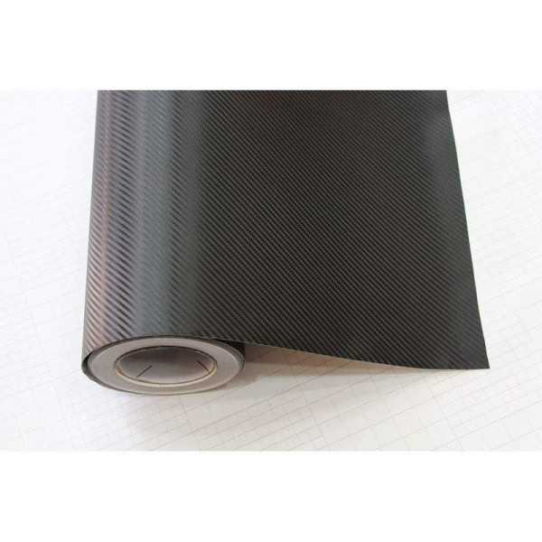 Feuille de carbone 3D 152x200cm Noir autocollante