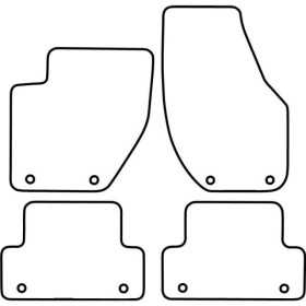 Tapis de voiture adaptés pour Volvo V40 5 portes 2012 | AutoStyle |...