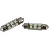 6Q LEDSMD Festoon Lampes Blanc 37x10mm Set de 2 pièces