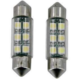 6Q LEDSMD Festoon Lampes Blanc 37x10mm Set de 2 pièces | AutoStyle ...