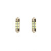 6Q LEDSMD Festoon Lampes Blanc 31x10mm Set de 2 pièces