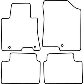 Tapis de voiture adaptés pour Hyundai i30 20132016 | AutoStyle | Ta...