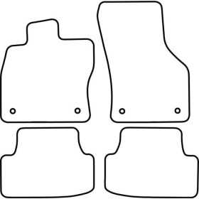 Tapis de voiture adaptés pour Seat Leon y compris ST 20132020 | Aut...