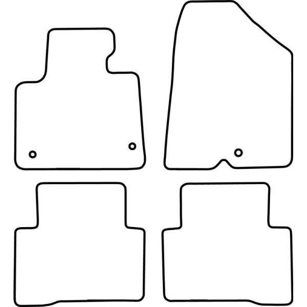 Tapis de voiture adaptés pour Hyundai Santa Fe 20132018 5 personnes...